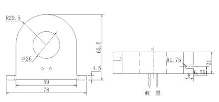 TR2152B Zero-phase Current Transformer 